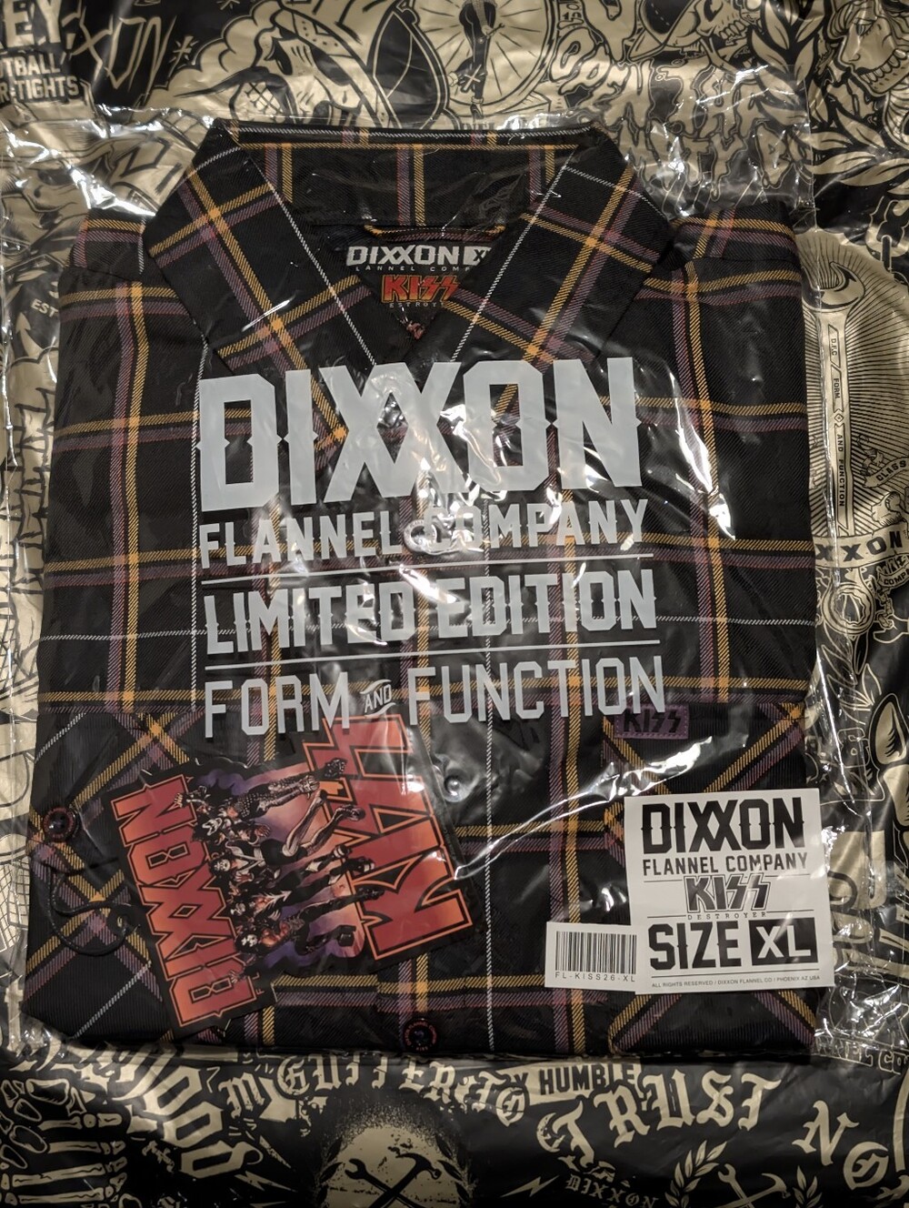 Dixxon Kiss Destroyer Flannel Men's Size XL